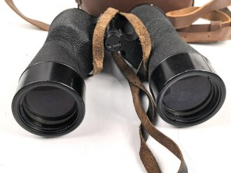 U.S. WWII , 7 x 50 Binocular M16 with case, carrying  M24. Very good condition, clear optics