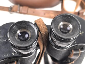 U.S. WWII , 7 x 50 Binocular M16 with case, carrying  M24. Very good condition, clear optics