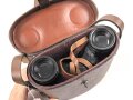 U.S. 1943 dated  6 x 30 Binocular M3, with case, carrying  M17. Very good condition, clear optics