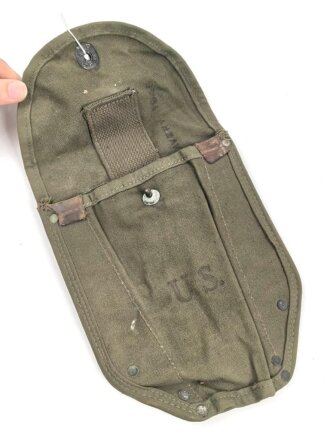 U.S. Army, 1945 dated folding shovel carrier, used
