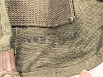 U.S. Army, 1945 dated folding shovel carrier, used