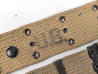 U.S. Army, 1944 dated pistol belt. Khaki