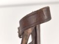 Spatentasche für Parteiverbände, braunes Leder, guter Gesamtzustand