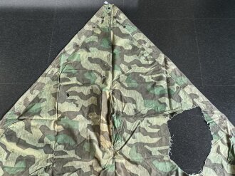 Zeltbahn 31 Wehrmacht, farbfrisches, defektes Stück