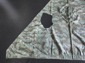 Zeltbahn 31 Wehrmacht, farbfrisches, defektes Stück