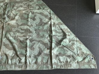 Zeltbahn 31 Wehrmacht, farbfrisches, defektes Stück