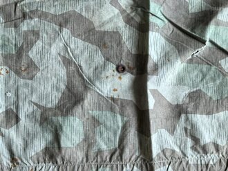 Zeltbahn 31 Wehrmacht, farbfrisches, defektes Stück