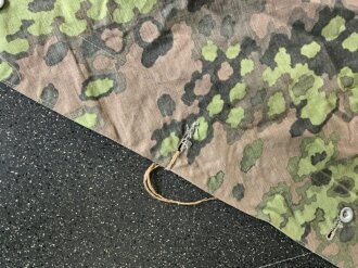 Zeltbahn Waffen SS, getragenes Stück in gutem Zustand