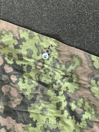 Zeltbahn Waffen SS, getragenes Stück in gutem Zustand