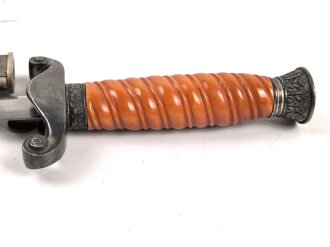 Dolch für Offiziere des Heeres. Keine Herstellermarkierung, Attraktives Stück mit gleichmäßiger Patina