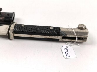 Extraseitengewehr KS98 Wehrmacht. Hersteller Eickhorn Solingen. Parierstange abgebrochen, Scheide Originallack