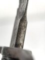 1.Weltkrieg Preussen, Seitengewehr 98/05 alter Art mit Säge. Kammerstück von 1914, gereinigt