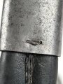 1.Weltkrieg Preussen, Seitengewehr 98/05 alter Art mit Säge. Kammerstück von 1914, gereinigt