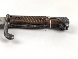 1.Weltkrieg , Seitengewehr 98/05 , gereinigtes Stück, ohne Scheide