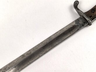1.Weltkrieg , Seitengewehr 98/05 , gereinigtes Stück, ohne Scheide
