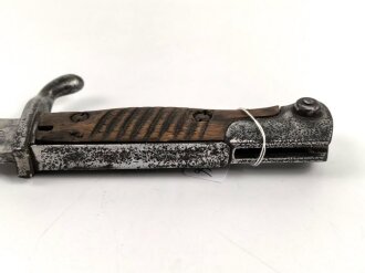 1.Weltkrieg , Seitengewehr 98/05 , gereinigtes Stück, ohne Scheide