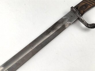 1.Weltkrieg , Seitengewehr 98/05 , gereinigtes Stück, ohne Scheide