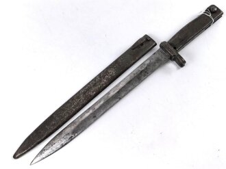 1.Weltkrieg , Ersatzseitengewehr in gutem Gesamtzustand, original lackiert