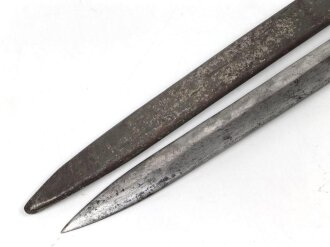 1.Weltkrieg , Ersatzseitengewehr in gutem Gesamtzustand, original lackiert