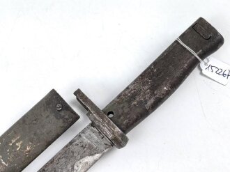 1.Weltkrieg , Ersatzseitengewehr in gutem Gesamtzustand, original lackiert