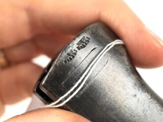 Seitengewehr M84/98 für K98 der Wehrmacht. Nummerngleiches Stück Coppel 1940. Die Scheide überlackiert