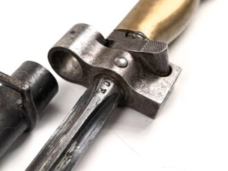Frankreich, Epee Seitengewehr Modell 1886 Lebel