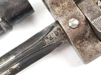 Frankreich, Epee Seitengewehr Modell 1886 Lebel