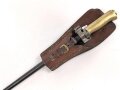Frankreich, Epee Seitengewehr Modell 1886 Lebel, in Koppelschuh
