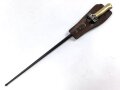 Frankreich, Epee Seitengewehr Modell 1886 Lebel, in Koppelschuh