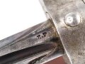 Frankreich, Epee Seitengewehr Modell 1886 Lebel, in Koppelschuh