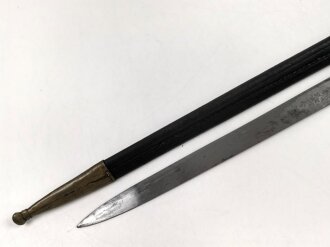 Kaiserreich , Seitengewehr Modell 1871, Eigentumstück mit beidseitig geäzter Klinge