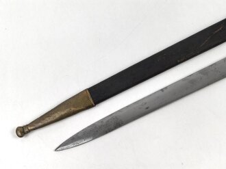 Kaiserreich , Seitengewehr Modell 1871, Eigentumstück mit beidseitig geäzter Klinge