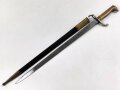 Kaiserreich , Seitengewehr Modell 1871, Eigentumstück mit beidseitig geäzter Klinge