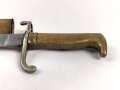 Kaiserreich , Seitengewehr Modell 1871, Eigentumstück mit beidseitig geäzter Klinge