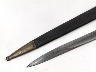 Bayern, Artillerie Seitengewehr Modell 1892. Gereinigtes Stück in gutem Gesamtzustand