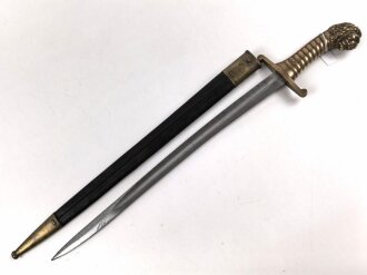 Bayern, Artillerie Seitengewehr Modell 1892. Gereinigtes Stück in gutem Gesamtzustand
