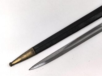 Bayern, Artillerie Seitengewehr Modell 1892. Gereinigtes Stück in gutem Gesamtzustand
