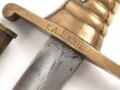 Bayern, Artillerie Seitengewehr Modell 1892. Gereinigtes Stück in gutem Gesamtzustand