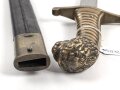 Bayern, Artillerie Seitengewehr Modell 1892. Gereinigtes Stück in gutem Gesamtzustand