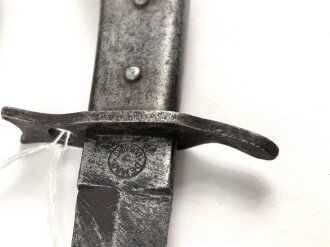 1.Weltkrieg, DEMAG Grabendolch. Klingenspitze fehlt, gereinigtes Stück