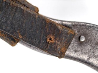1.Weltkrieg, DEMAG Grabendolch. Klingenspitze fehlt, gereinigtes Stück