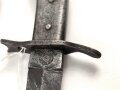 1.Weltkrieg, DEMAG Grabendolch. Klingenspitze fehlt, gereinigtes Stück