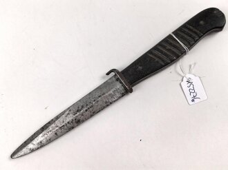 1.Weltkrieg  Grabendolch. Parierstange abgebrochen, ohne Scheide