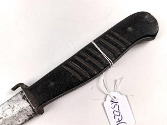 1.Weltkrieg  Grabendolch. Parierstange abgebrochen, ohne Scheide