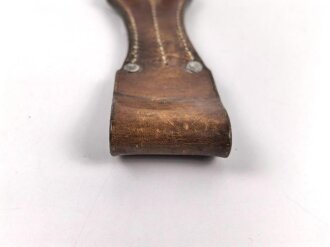 Wehrmacht, Koppelschuh zum Seitengewehr M84/98 für K98. Ungeschwärztes Stück