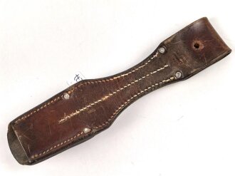 Wehrmacht, Koppelschuh zum Seitengewehr M84/98 für K98. Ungeschwärztes Stück