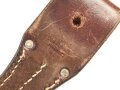 Wehrmacht, Koppelschuh zum Seitengewehr M84/98 für K98. Ungeschwärztes Stück