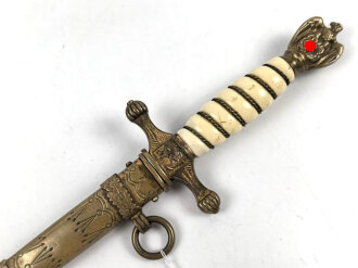 Dolch für Offiziere der Kriegsmarine. Beidseitig...