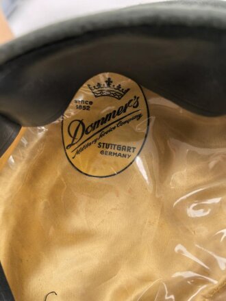 U.S. Army , Officers visor hat, made in germany by "Dommer´s Stuttgart" Good condition, size 59cm.