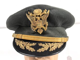 U.S. Army , Officers visor hat, made in germany by "Dommer´s Stuttgart" Good condition, size 59cm.